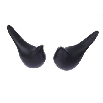 PTÁČEK KERAMIKA 12x8cm*ČERNÁ