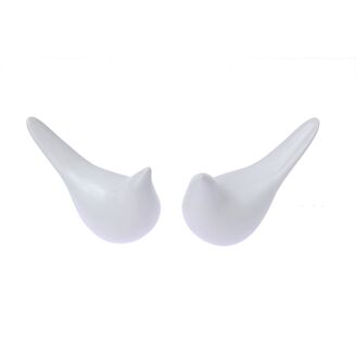 PTÁČEK KERAMIKA 12x8cm*BÍLÁ