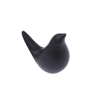 PTÁČEK KERAMIKA 10x9cm*ČERNÁ