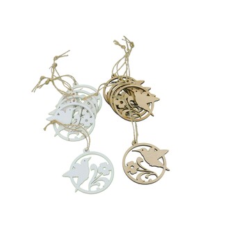 ZÁVĚS PTÁČEK 6cm 10ks*MIX BAREV