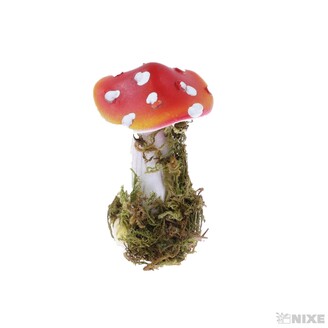 MUCHOMŮRKA 6cm*ČERVENÁ