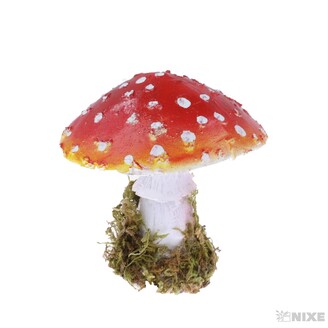 MUCHOMŮRKA 7cm*ČERVENÁ