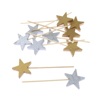 ZÁPICH D HVĚZDA 4x12cm 10ks*MIX BAREV