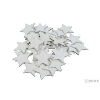 HVĚZDA D 4,5cm 36ks*BÍLÁ