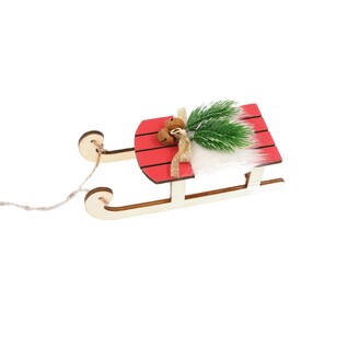 SÁŇKY DŘEVO 17cm*MIX BAREV