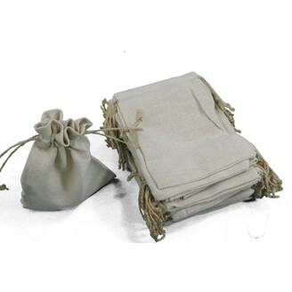 SÁČEK JUTA 11x16cm*BÍLÁ