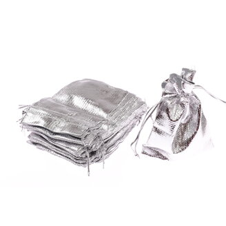 SÁČEK METAL 15x23cm*STŘÍBRNÁ