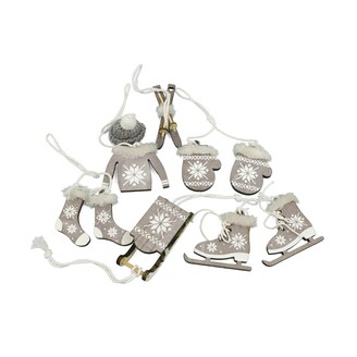 ZÁVĚS D VÁNOCE 10ks*MIX BAREV