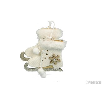 ZÁVĚS D BRUSLE 11x9cm 2ks*BÍLÁ