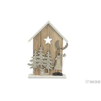 DOMEČEK 8x1x15cm*ZLATÁ