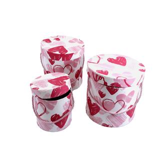 KVĚTINOVÝ BOX 3ks pr. 17x17cm 15x15 11x13*MIX BAREV