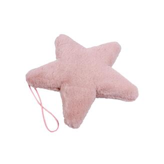 ZÁVĚS HVĚZDA KOŽEŠINA 25cm*RŮŽOVÁ
