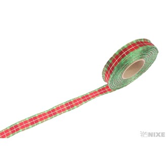 KOSTKOVÁ STUHA MTP 20mmx25m*ZELENÁ+ČERVENÁ 419602