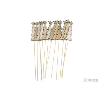 ZÁPICH STROMEČEK 11x32cm 12ks*BÍLÁ