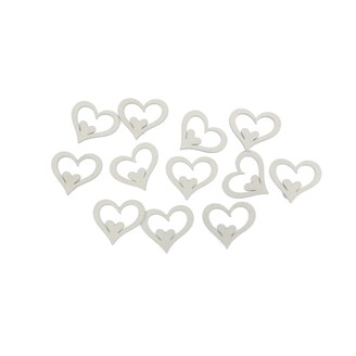 SRDCE NALEP. 3cm 12ks*BÍLÁ