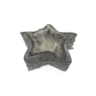 OBAL KŮRA HVĚZDA 30x09cm 20x06*ŠEDÁ