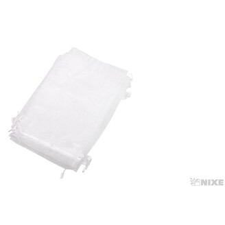 SÁČEK ORGANZA 09x12cm*BÍLÁ