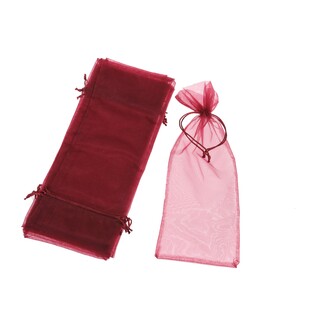 SÁČEK ORGANZA 14x35cm*BORDOVÁ