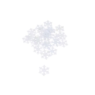 VLOČKA 2,5cm 24ks*BÍLÁ