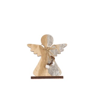 ANDĚL DŘEVO 12x14cm*