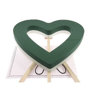 SRDCE STOJAN OTEV. 52x7cm*ZELENÁ