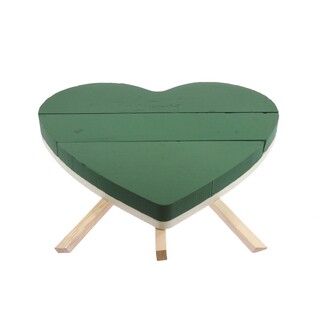 SRDCE STOJAN PLNÉ 63x6cm*ZELENÁ