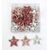 HVĚZDA 5cm 24ks*MIX BAREV