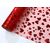 ORGANZA SRDCE 3508 36cmx5yd*ČERVENÁ
