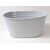 PLECHOVÁ MISKA OVÁL  18X11x9cm*BÍLÁ