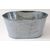PLECHOVÁ MISKA OVÁL 18x11x9cm*BÍLÁ