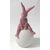 ZAJÍC KERAMIKA 16cm*RŮŽOVÁ
