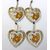 ZÁVĚS SRDCE 12cm 4ks*