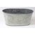 PLECHOVÁ MISKA OVÁL 20x11x9cm*BÍLÁ