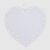 ZÁVĚS SRDCE 15cm*BÍLÁ