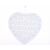 ZÁVĚS SRDCE 15cm*BÍLÁ