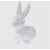 ZAJÍC KERAMIKA 16cm*BÍLÁ