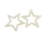 HVĚZDA 12ks 4cm*BÍLÁ
