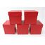 KRABICE 5ks 11x10x10cm*ČERVENÁ