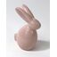 ZAJÍC KERAMIKA 8cm*RŮŽOVÁ