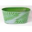 PLECHOVÁ MISKA OVÁL 19x11x9cm*ZELENÁ