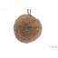ZÁVĚS KOULE KOŽEŠINA 7cm 4ks*ŠEDÁ