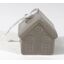 ZÁVĚS DOMEČEK KERAMIKA 6x5cm*ŠEDÁ