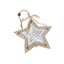 ZÁVĚS HVĚZDA 11cm*KRÉMOVÁ