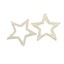 HVĚZDA 12ks 4cm*BÍLÁ