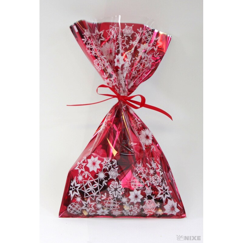 20x35cm LED. HVĚZDA B SÁČEK*ČERVENÁ