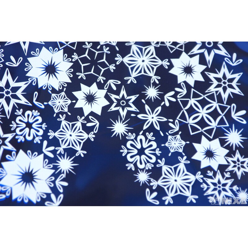 20x35cm LED. HVĚZDA B SÁČEK*MODRÁ