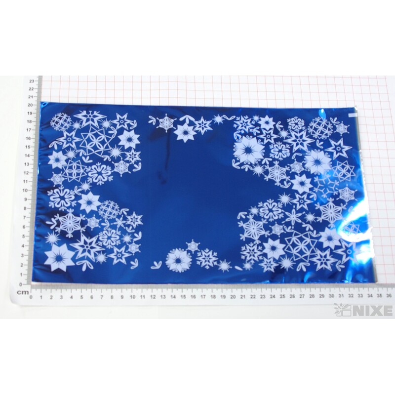 20x35cm LED. HVĚZDA B SÁČEK*MODRÁ