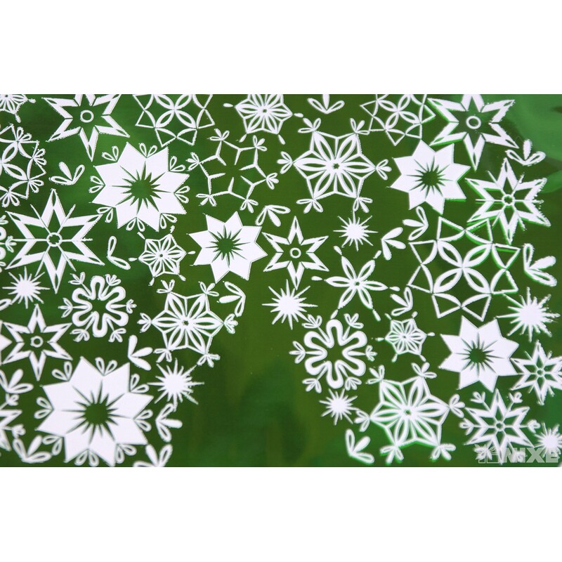 20x35cm LED. HVĚZDA B SÁČEK*ZELENÁ