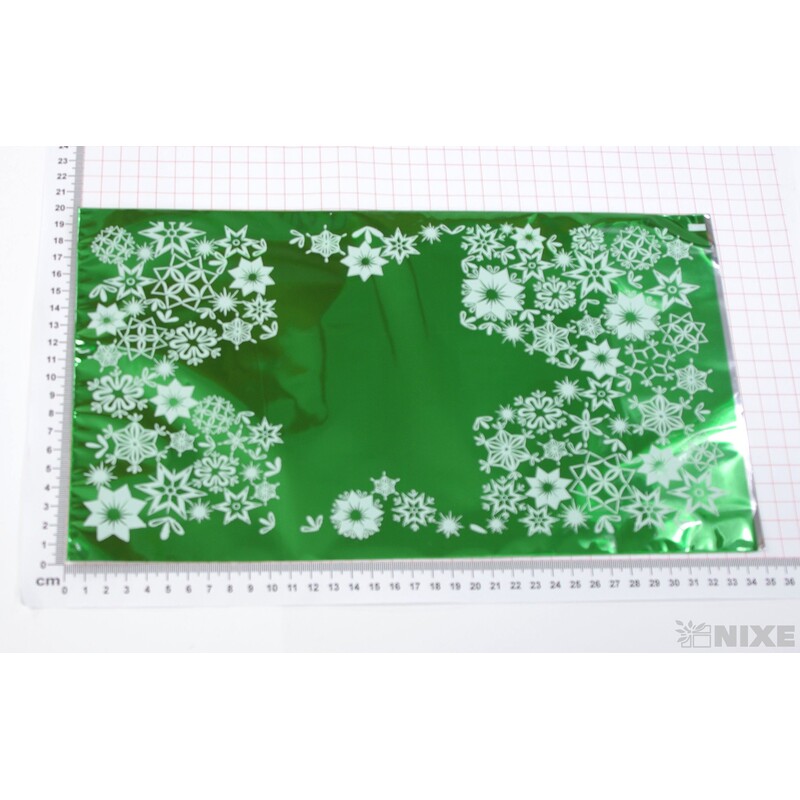 20x35cm LED. HVĚZDA B SÁČEK*ZELENÁ