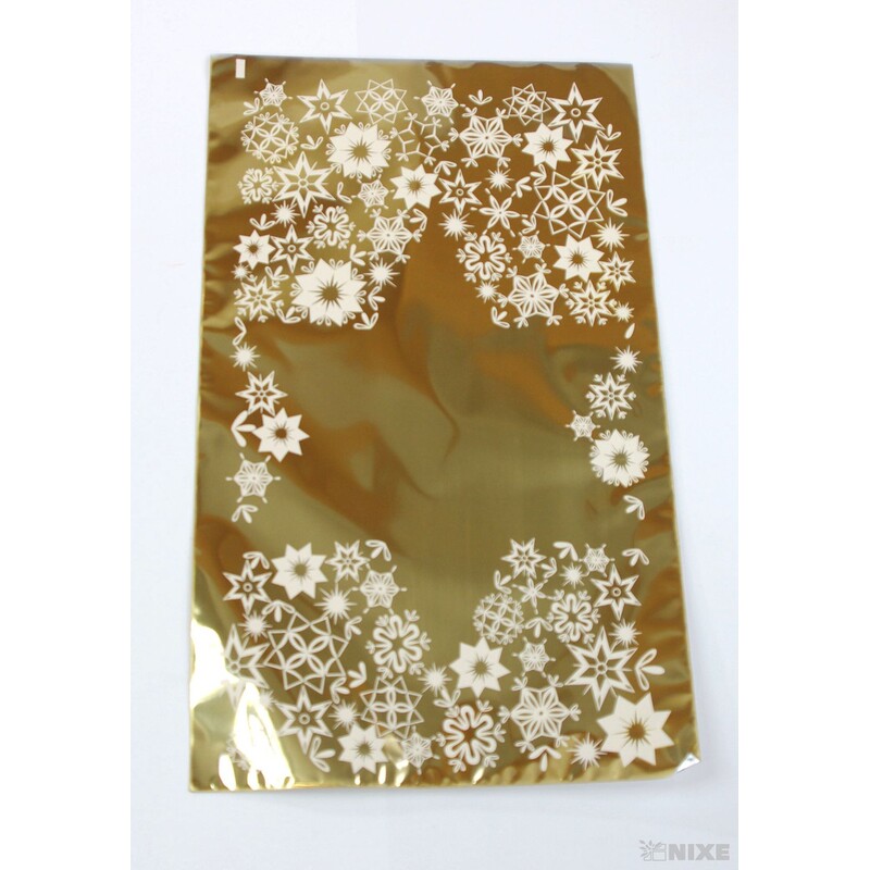 20x35cm LED. HVĚZDA B SÁČEK*ZLATÁ